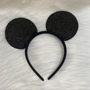 Disney Glitter Mickey Mouse Ear Soft Headband